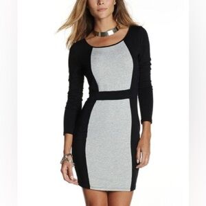 Tart Modal Knit Dress Large L | Black Stretch Pencil Dress